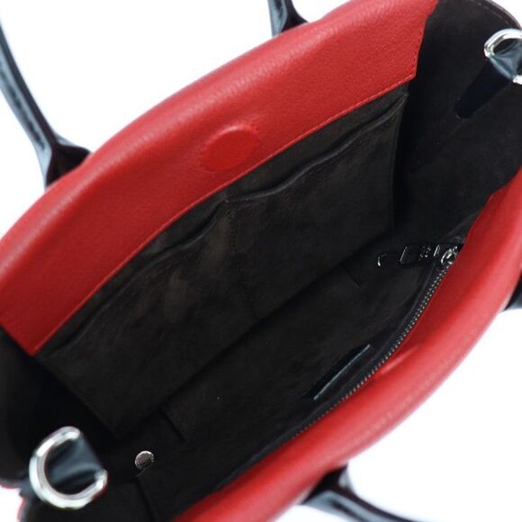 Louis Vuitton Tote W BB Handbag M94629 Vaux Cashmereleather Threes Redish Black - Picture 9 of 9